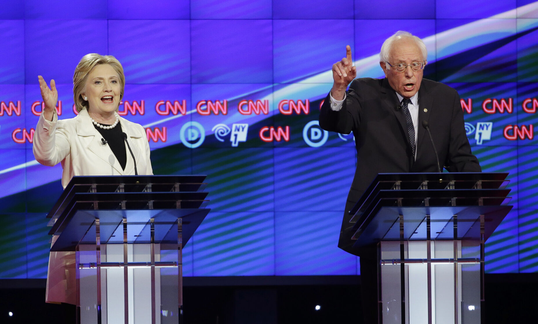 2016: Hillary Clinton and Bernie Sanders